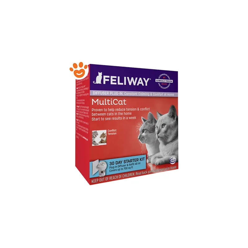 Ceva - Cat Feliway Friends Starter Kit Diffusore Ricarica - Starter Kit Diffusore Ricarica