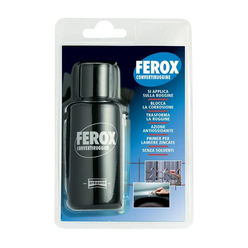 Arexons - Convertitore di ruggine ferox 95ml nero - w020399001