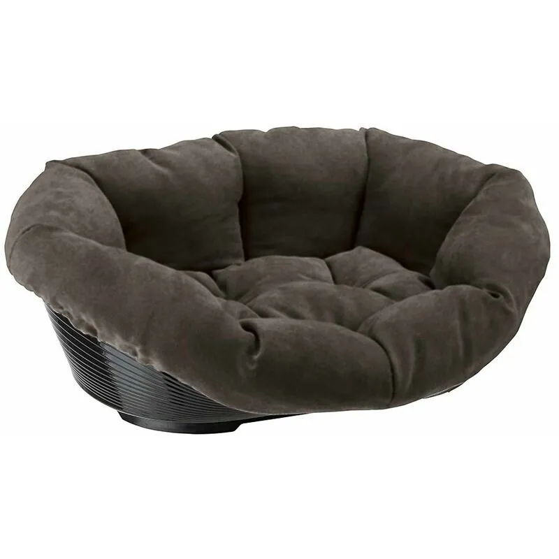 Ferplast - sofa' prestige Cuccia in plastica per cani e gatti con rivestimento imbottito. Varie misure. Variante 6 - Misure: 73 x 55 x h 27 cm