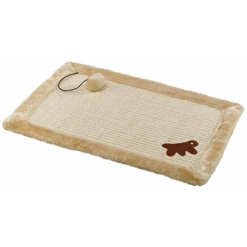 Tiragraffi pa 5616 Tappetino tiragraffi per gatti in sisal con pallina gioco. Variante pa 5616 - Misure: 50 x 32 x h 1 cm - - Ferplast