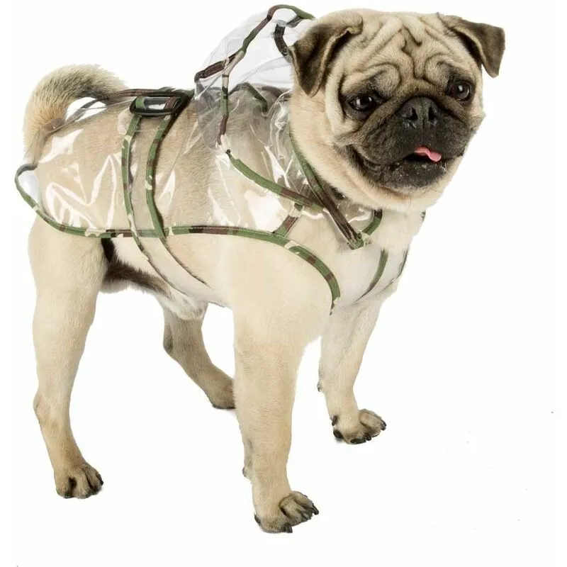 Raincoat Mantellina impermeabile anti-vento per cani. 13 misure. Variante 37 - Misure: a: 40-44 cm c: 37 cm - - Ferplast