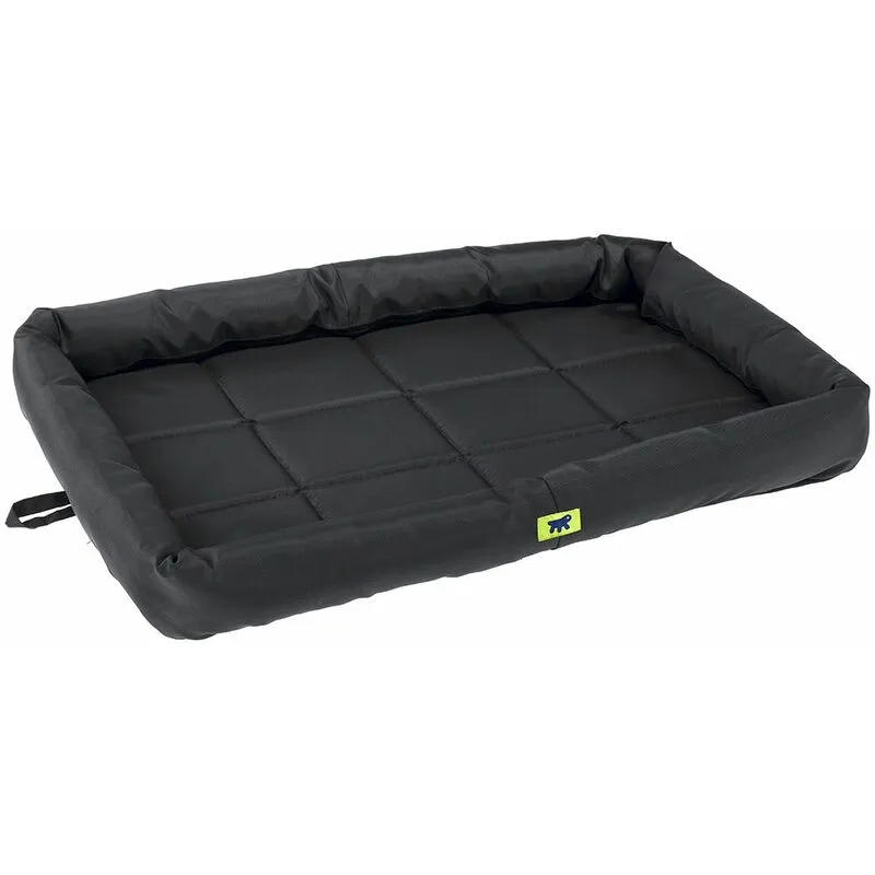 Tender tech Materassino in tessuto tecnico per cani. Varie misure. . Variante 105 - Misure: 107 x 66 x h 5 cm - Nero - Ferplast