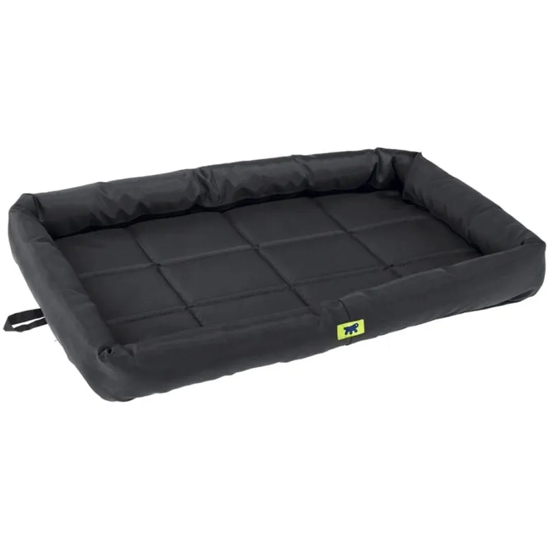 Tender tech Materassino in tessuto tecnico per cani. Varie misure. . Variante 75 - Misure: 76 x 53 x h 5 cm - Nero - Ferplast