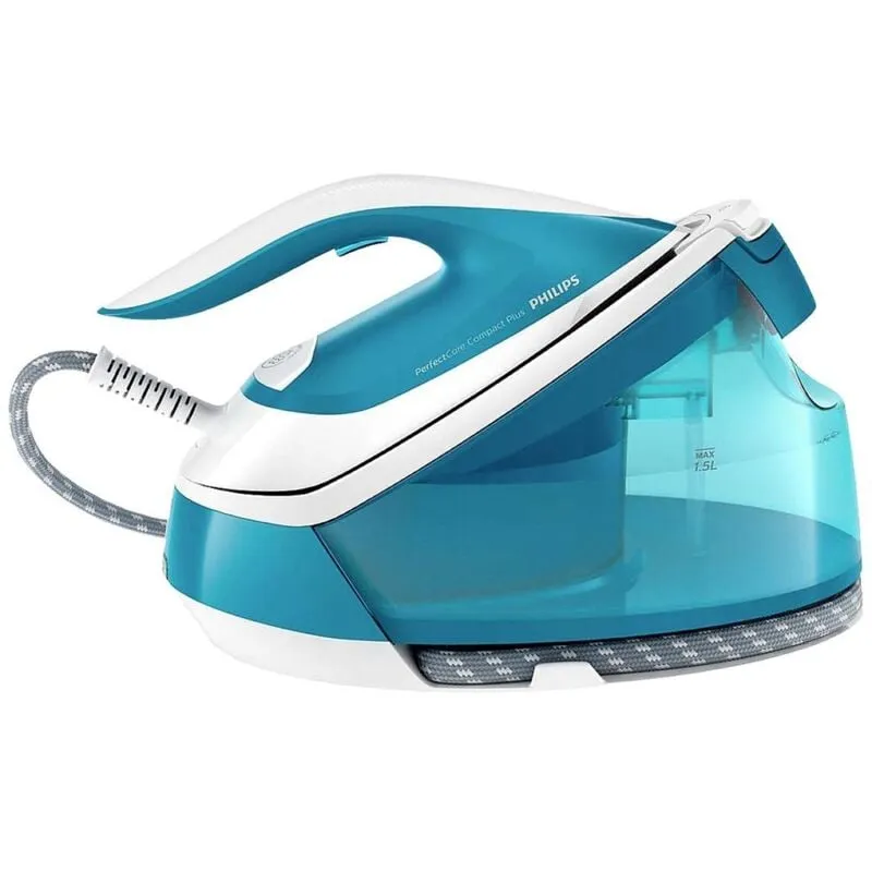  - PerfectCare Compact Plus GC7920/20 Ferro da stiro con caldaia 2400 w Azzurro, Bianco