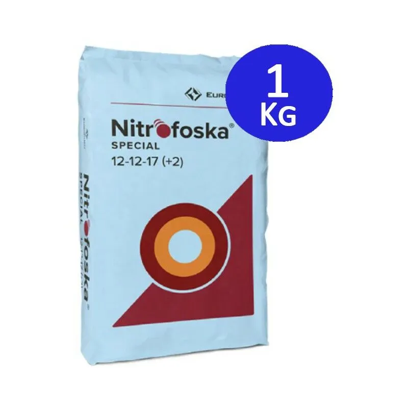 Fertilizzante Nitrofoska Speciale da 1 kg, 12+12+17+2, raccomandato dopo la potatura e per gli alberi in fase di crescita