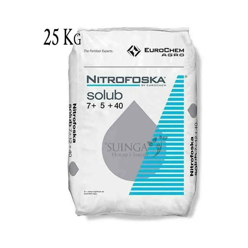 Nitrofoska solubile concime 7-5-40, 25 kg. Fertilizzante Efficace e a rapido effetto sulla pianta