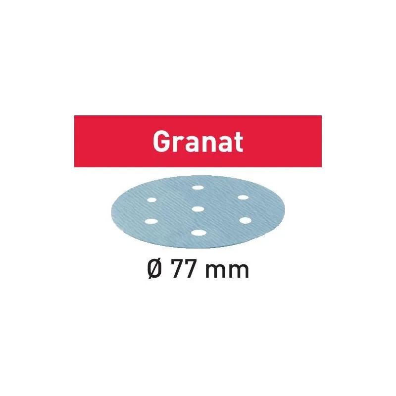 497409 Festool Disco abrasivo stf D77/6 P240 GR/50 Granat