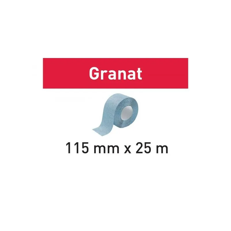 Festool - Rotolo abrasivo Granat 115 mm x 25m - P150