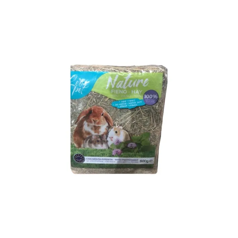 Fieno Leopet nature aromatizzato menta 600GR