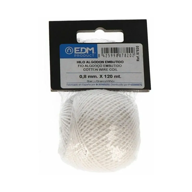  - Intarsio di filo di cotone 50gm / 120mts bianco 87820