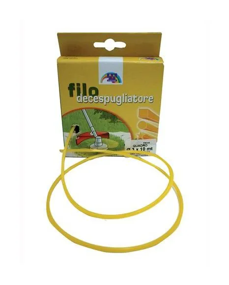 Filo Decespugliatore Nylon Quadro x Decespugl. Mm.3,3 x 10Mt.1 Pz