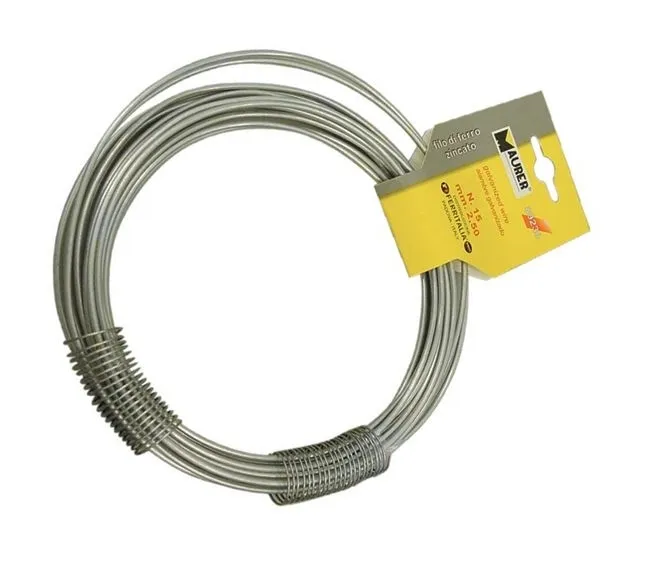 Maurer - Filo Zincato in Matassina misura n. 8 Mt 1,3 mm Lunghezza 22 mt