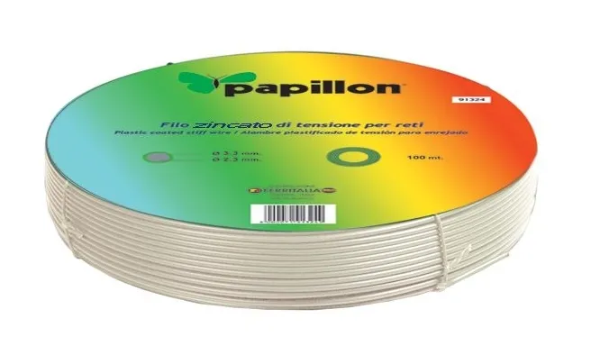 Filo Zincato Papillon in matassa da 100 mt 2,5 mm tipo Tensione