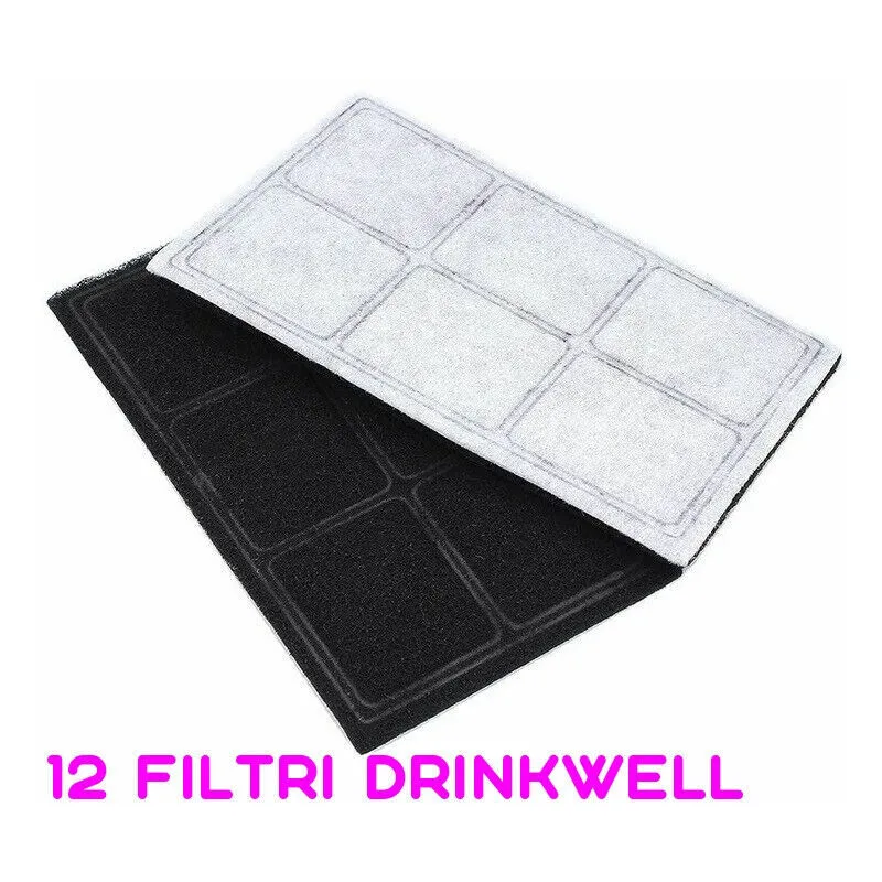  - Filtro fontanella drinwkwell compatibile -12 filtri