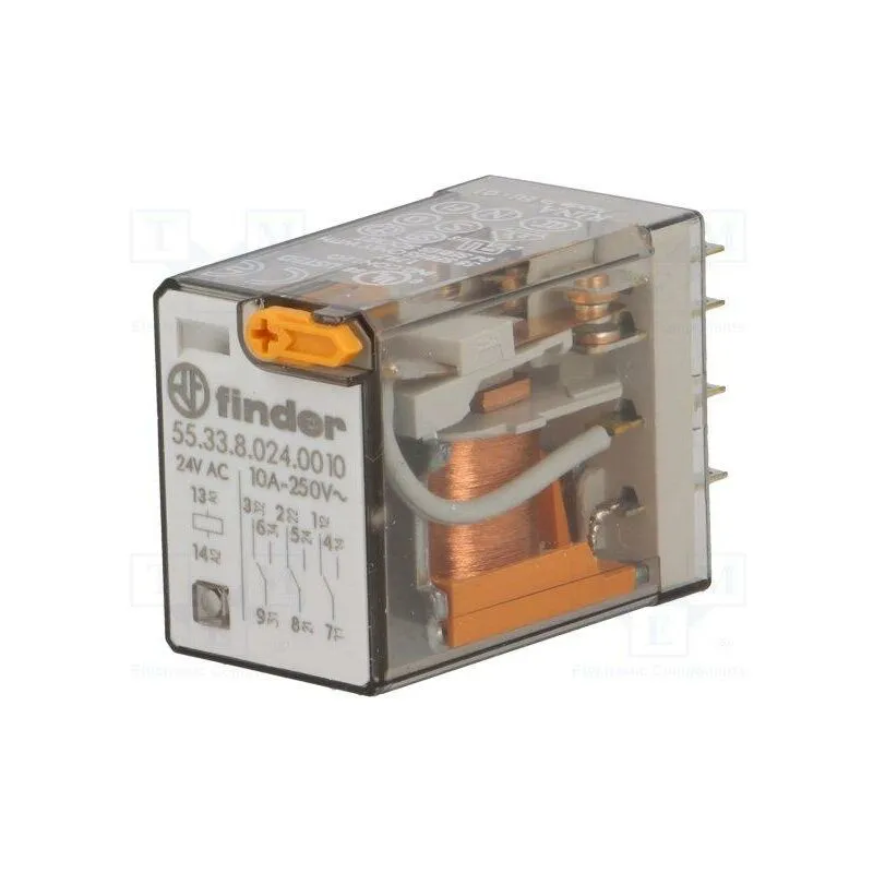 FINDER 55.33 RELE 24VAC 3Ctos 10Amp