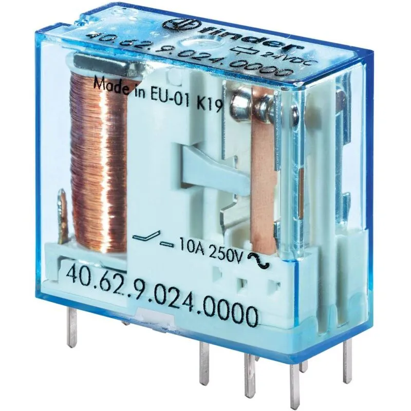  - 40.62.7.110.0000 Relè per pcb 110 v/dc 10 a 2 scambi 1 pz.