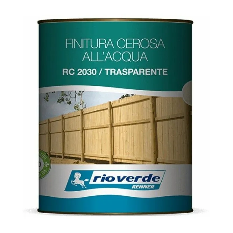 Renner - Finitura all'acqua effetto cera trasparente da 2,5 lt rc2030 rio verde