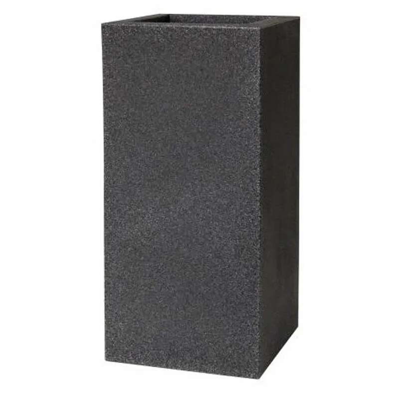 Euro3plast - Fioriera kube high vaso alto 30X30 - granito granito