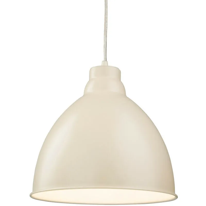 Firstlight Union - Lampada a sospensione a soffitto a cupola a 1 luce Crema, E27