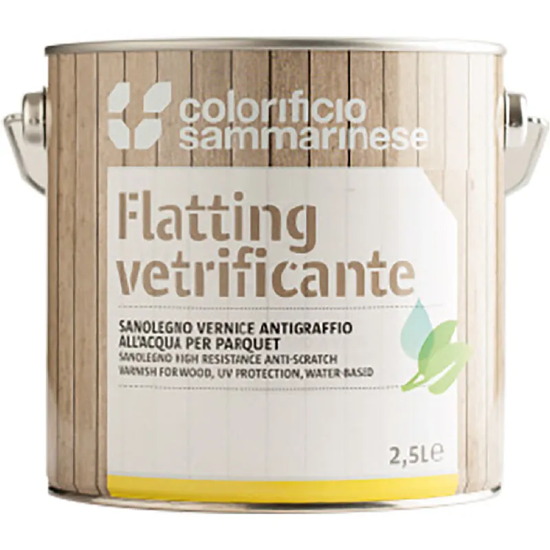 Flatting all'acqua 'sanolegno' lt. 0,750 - trasparente lucida