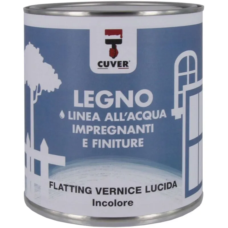 Ferramenta1.com - flatting vernice luc. cuver all'acqua ML.750 - 6 pezzi