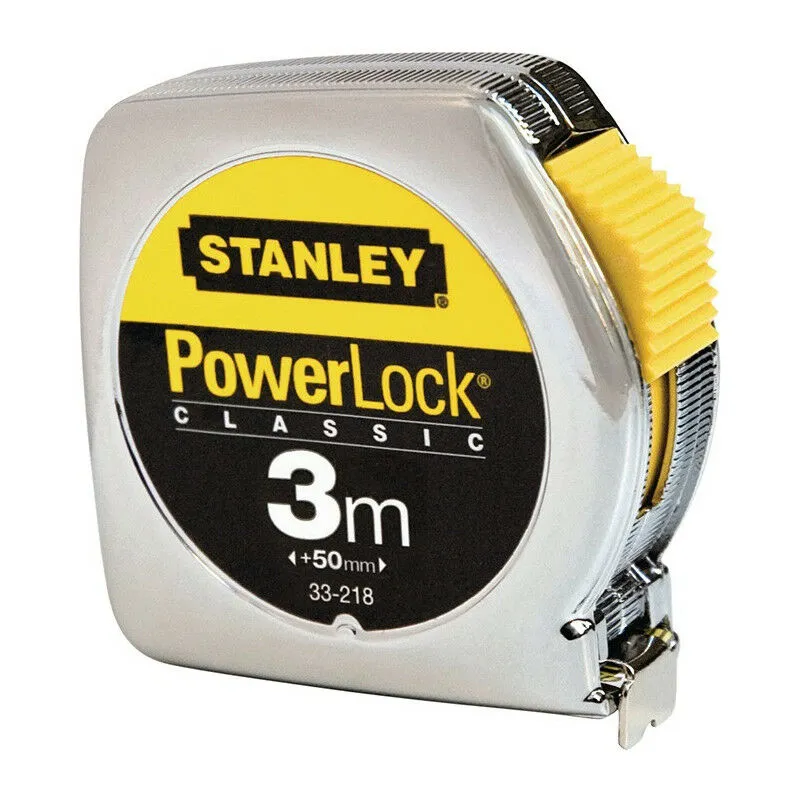 Flessometro tascabile PowerLock® L.3m P.19mm mm / cm EG II Ku.Clip SB STANLEY