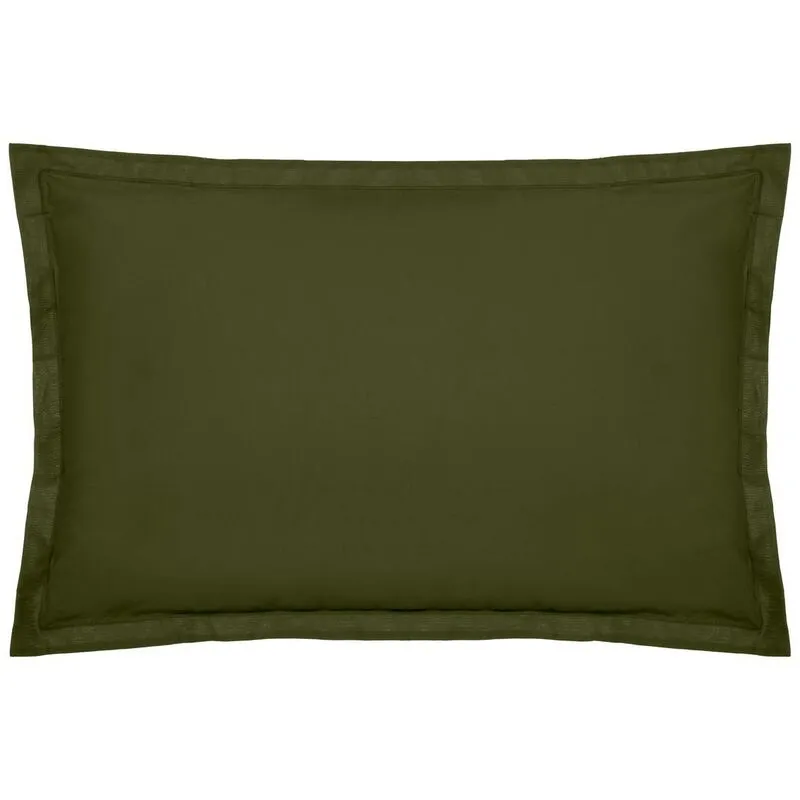 Federa in cotone 50x70cm verde cachi Atmosphera créateur d'intérieur - Verde