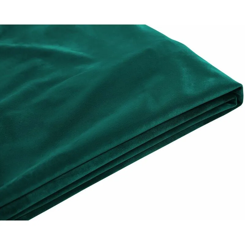 Beliani - Fodera per Letto in Tessuto Verde Scuro Poliestere Lavabile 180 x 200 cm Fitou - Verde