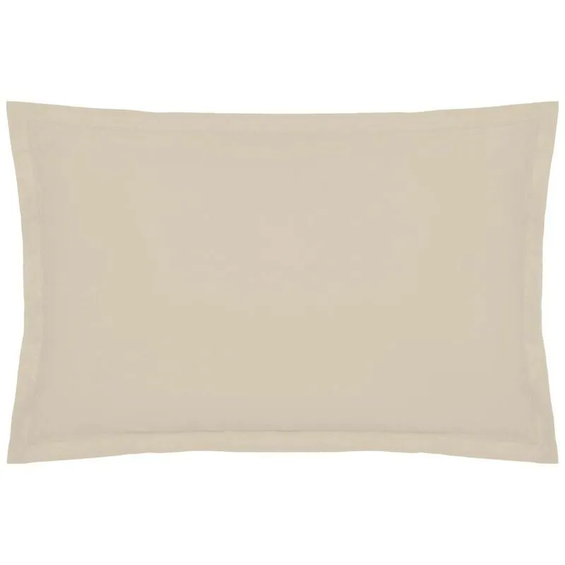 Federa landiha in cotone beige 50x70cm Atmosphera créateur d'intérieur - Beige