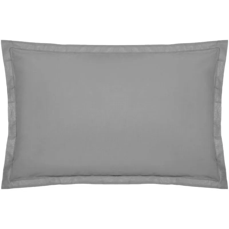 Fodera per cuscino in cotone grigio 50x70cm Atmosphera créateur d'intérieur - Grigio