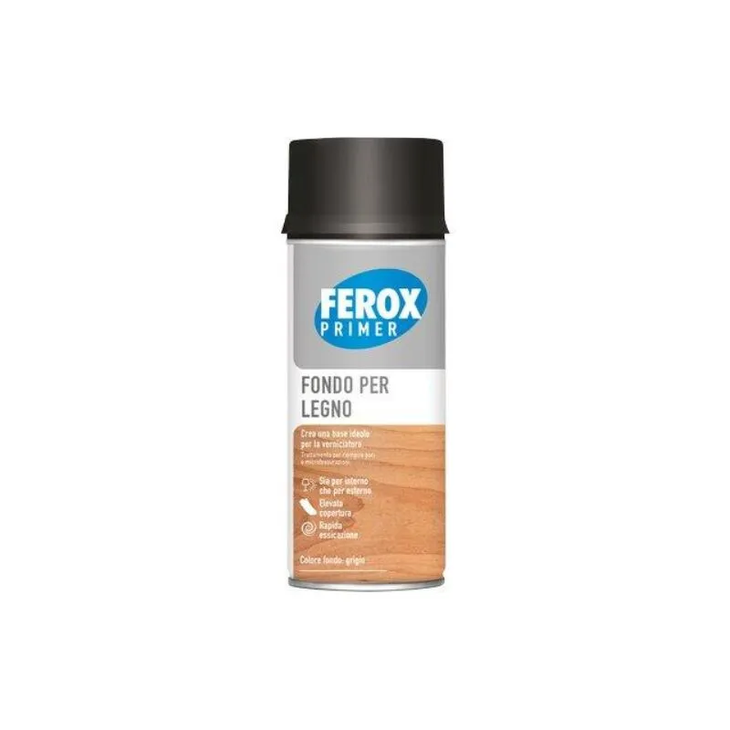 Arexons - Fondo aggrappante spray ferox legno ml 400 (6 pezzi)