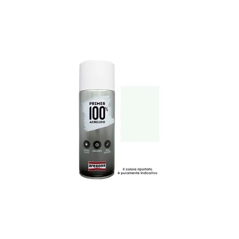 Fondo spray acril color aggrappante Arexons x plastica ml 400