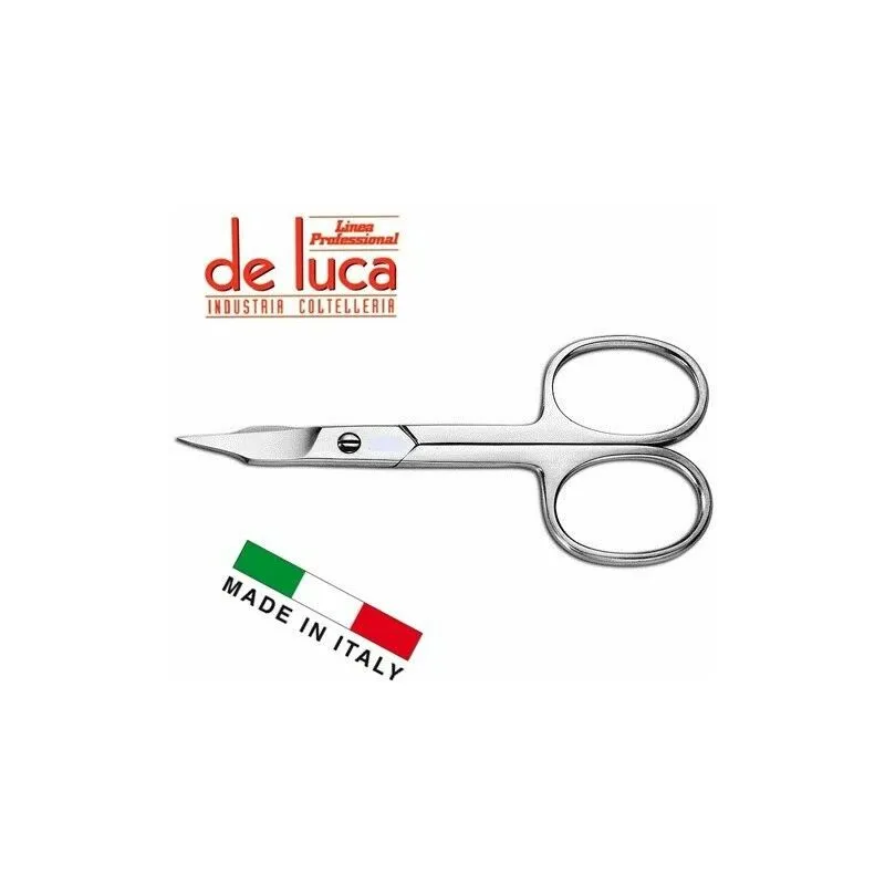 De Luca - forbice unghie pesante punte strette inox 90 mm made in italy