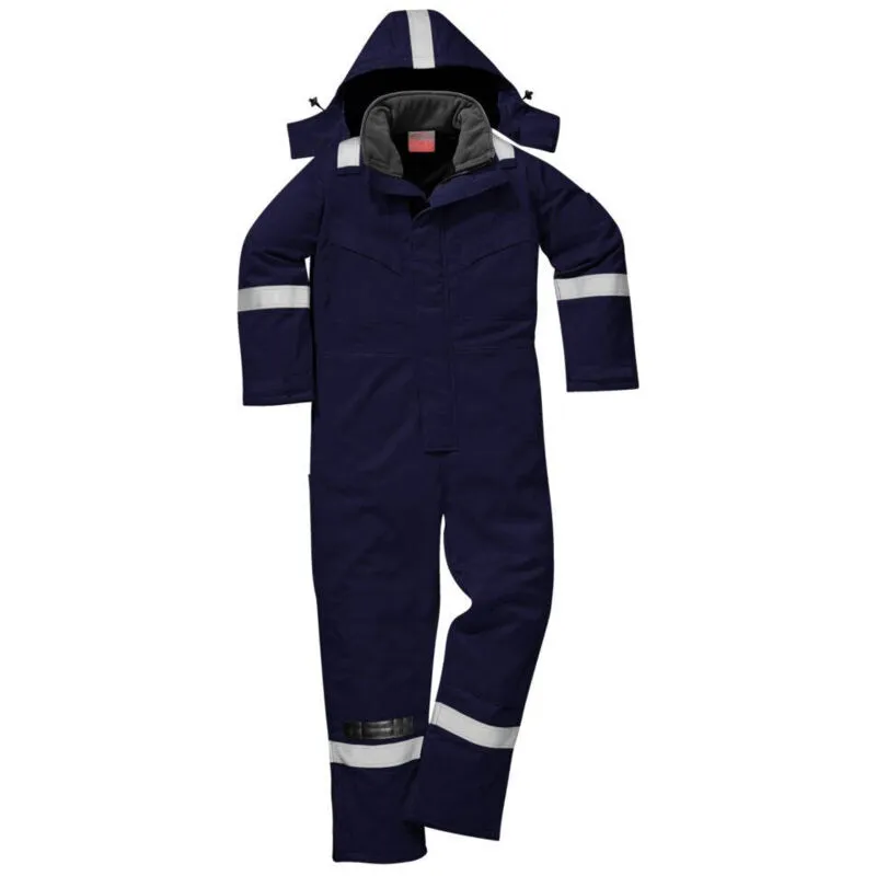  - Tuta da lavoro invernale antistatica (Bizflame Plus) - Blu Navy