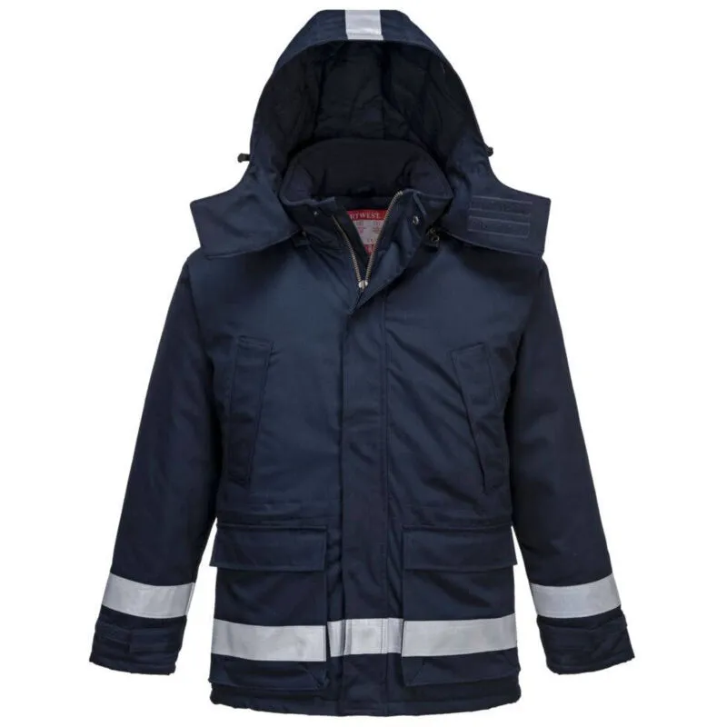  - Giacca da lavoro invernale e antistatica (Bizflame Plus) - Blu Navy