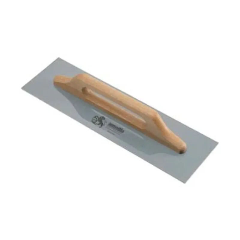 Ausonia - Frattone per stucco in acciaio con manico in legno - cm.48x12