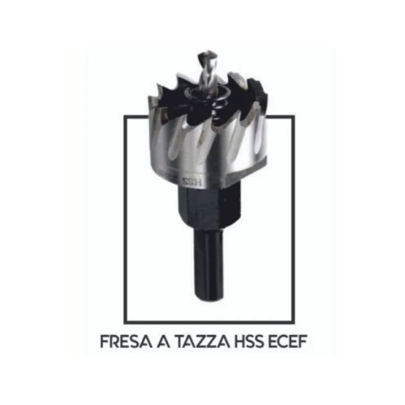 Mm_unverified_brand - Frese a tazza acciaio hss ecef - misure da 14 a 70 mm frese hss - 16 mm - 5/8