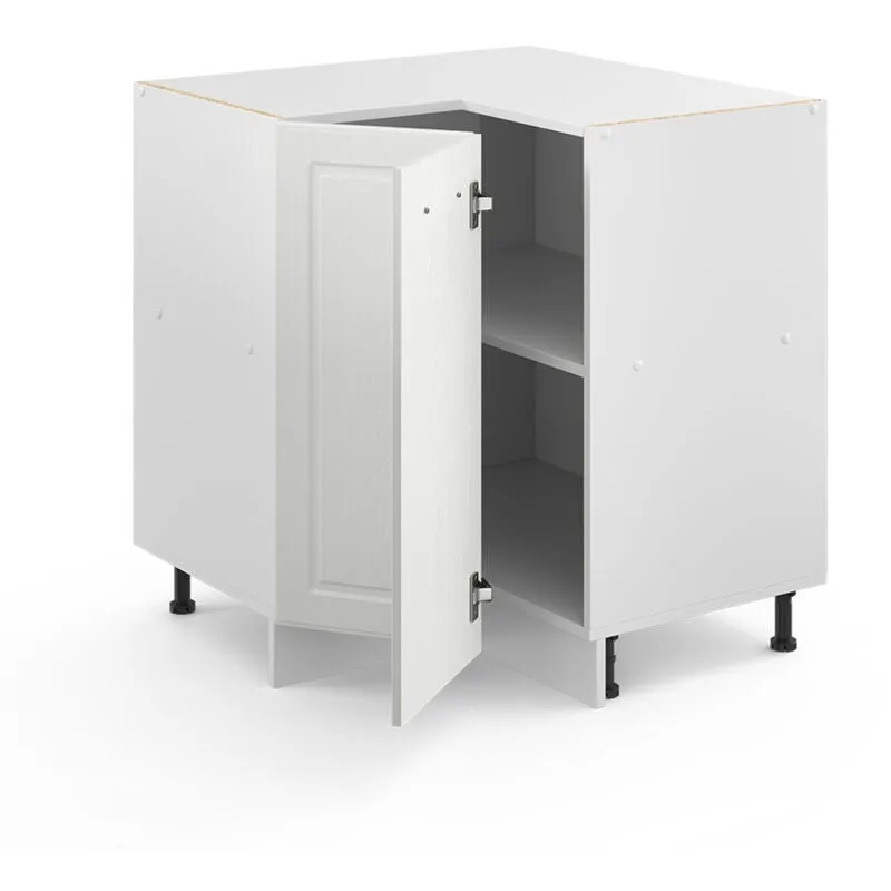 Mobile ad angolo cucina R-Line, Bianco casa di campagna, 75.6 cm senza piano di lavoro 