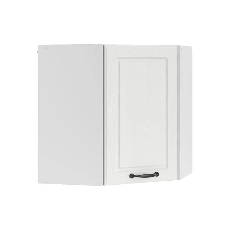 Mobile angolare da cucina R-Line, Bianco casa di campagna, 57 cm, 