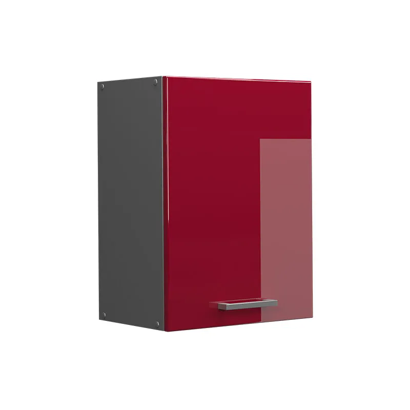  - Pensile da cucina R-Line, Rosso bordeaux lucido, 45 cm