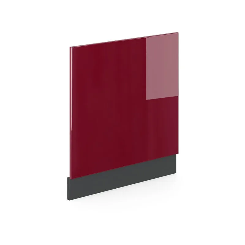  - Pannello frontale R-Line, Rosso, 60 cm Senza piano di lavoro