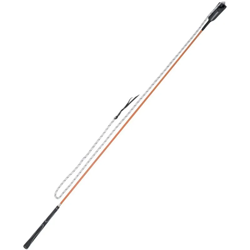  - Frusta carrot stick rigida con punta in cuoio 150 cm - Arancione