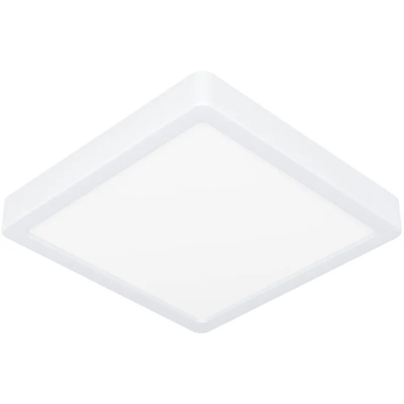 Eglo - Plafoniera Moderna Fueva 5 Acciaio Bianco Led Integrato 17W 3000K Ip44