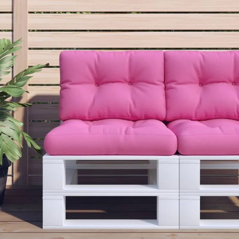 Maison Exclusive - Furniture Limited - Cuscini per Pallet 2 pz Rosa in Tessuto - Roze