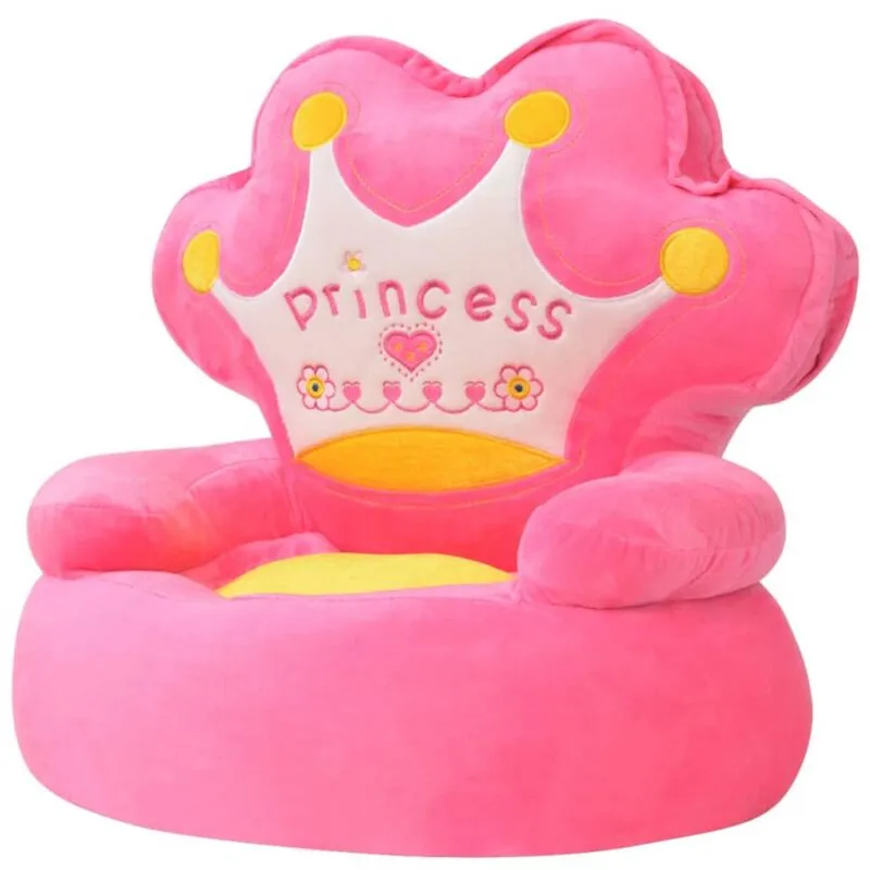 Furniture Limited - Poltrona in Peluche per Bambini Principessa