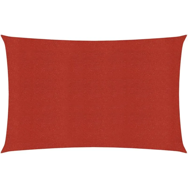 Furniture Limited - Vela Parasole 160 g/m² Rossa 2,5x4,5 m in - Rood