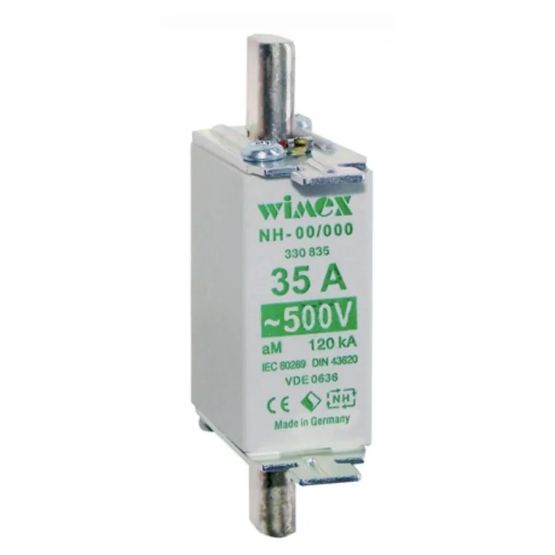 Fusibile nh 000, 500V 35A, impiego aM Wimex 5505035