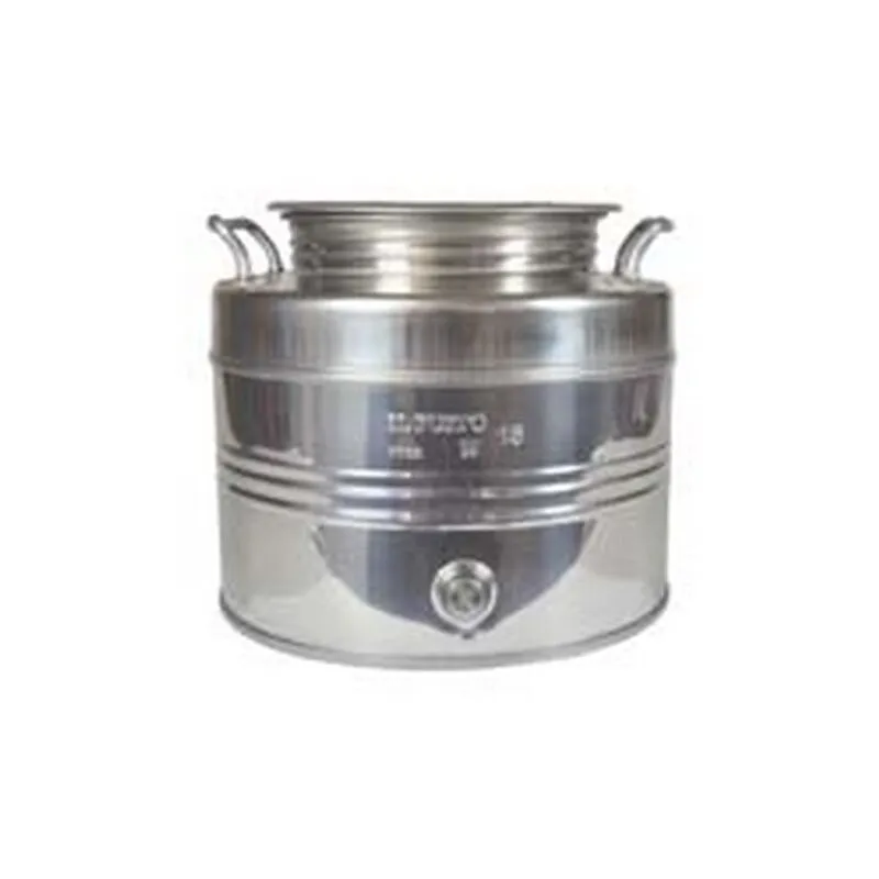 Fusto inox per olio graffato LT.15 - MM.310X290H.