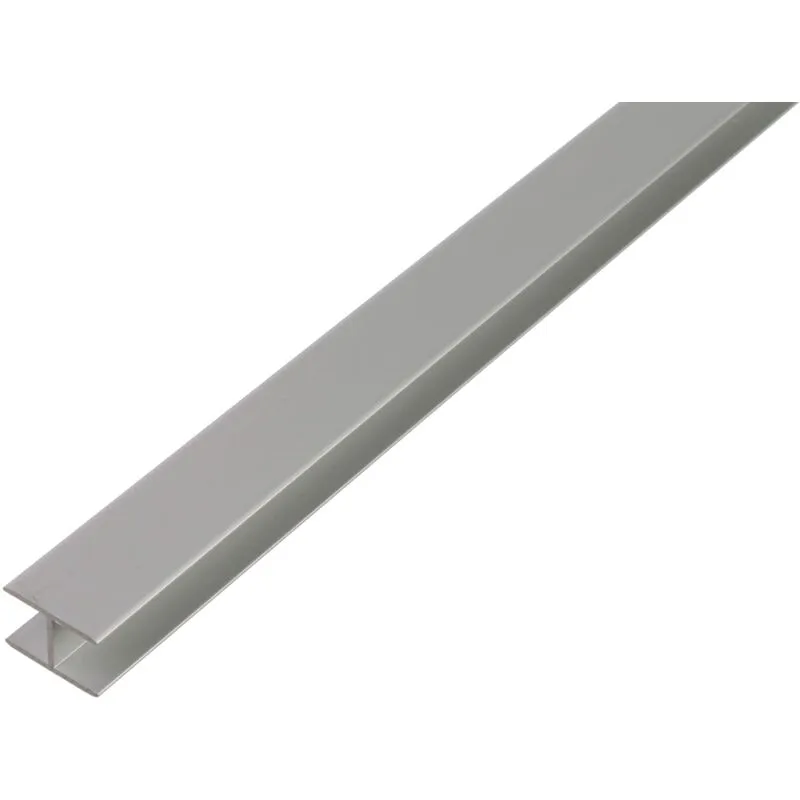 Alberts 030647 Profilo ad H autobloccante alluminio, anodizzato argento 1000 x 15,9 x 24 mm