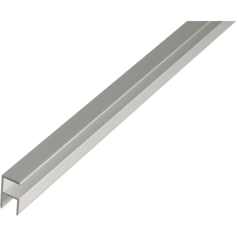 Alberts - 030845 Profilo ad angolo autobloccante alluminio, anodizzato argento 1000 x 19,5 x 38,9 mm